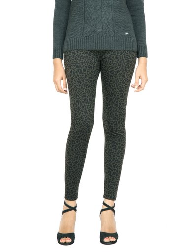 Arrow Woman Black Printed Jeggings