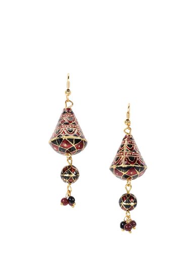 Adrika Red Earrings
