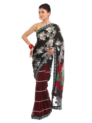 FNF Multi Coloured Sari