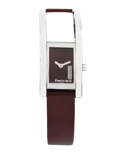 Fastrack Women Maroon Dial Watch