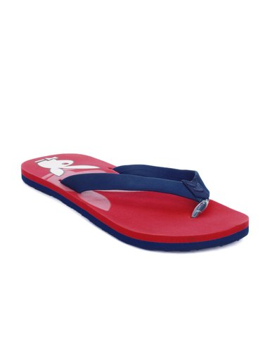 Playboy Men Red Casual Flip Flops