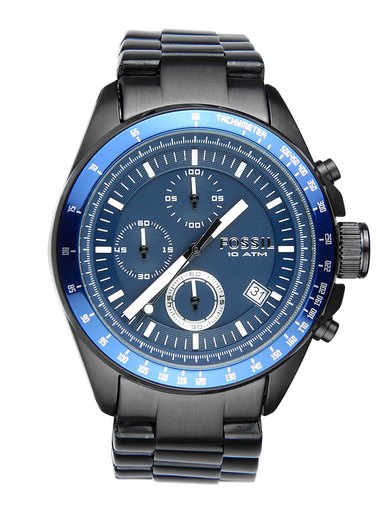 Fossil Men Blue Chronograph Watch CH2692