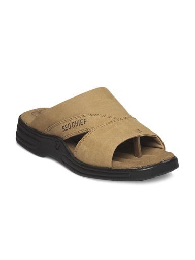 Red Chief Men Khaki Sandals