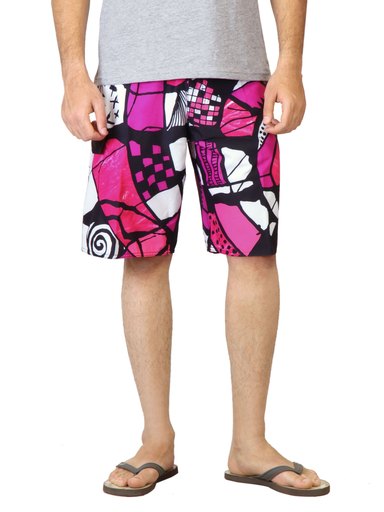 Quiksilver Men Black Printed Shorts