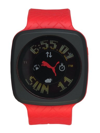 Puma Men Blockbuster Red Black Watches