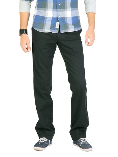 Indian Terrain Men Sid Black Trousers