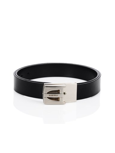 Allen Solly Men Leather Black Belt