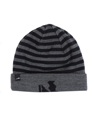 Nike Unisex Striped Black Cap