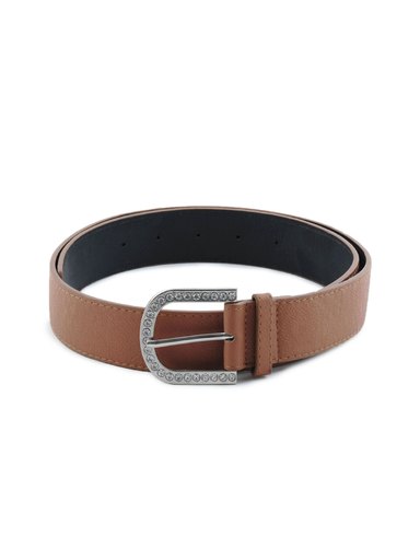 Lino Perros Women Solid Tan Belt