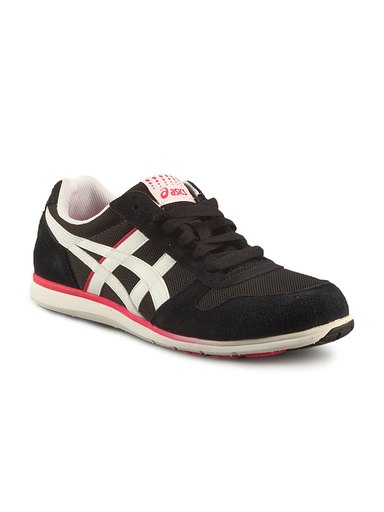 Asics Women Gel Technology Active Black White Pink Shoe