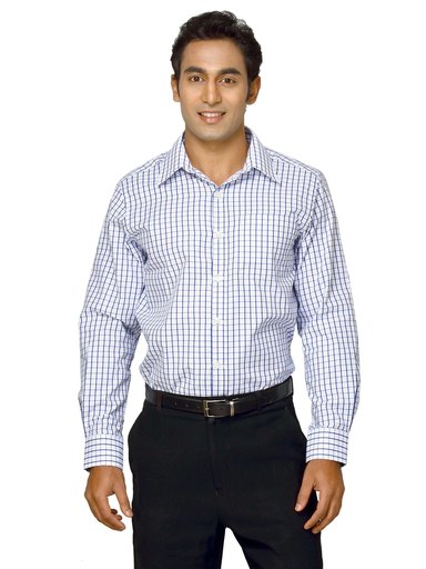 Indigo Nation Men Price catch Blue White Shirts