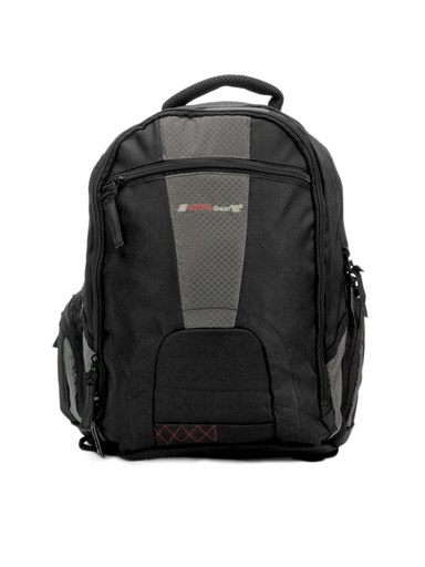Vital Gear Unisex Techno Black Backpack