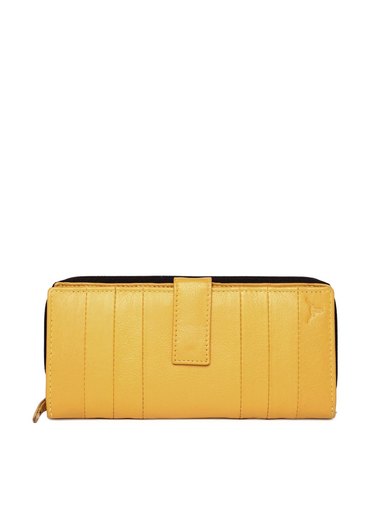 Hidekraft Women Yellow Wallet