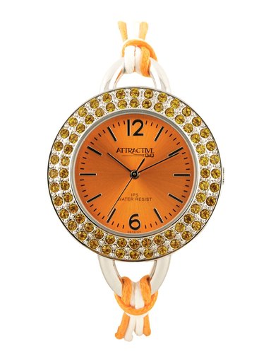 Q&Q Women Orange Watch
