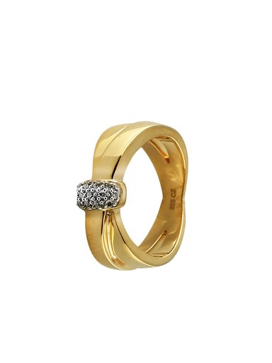 Lucera Gold Plated Ring