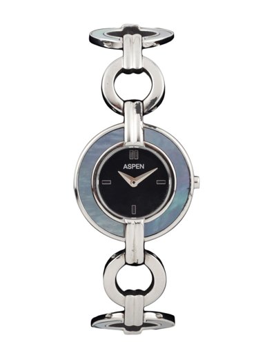 Aspen Women Black Dial Watch