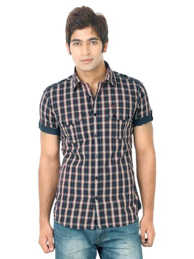Flying Machine Men HS Blue Shirts