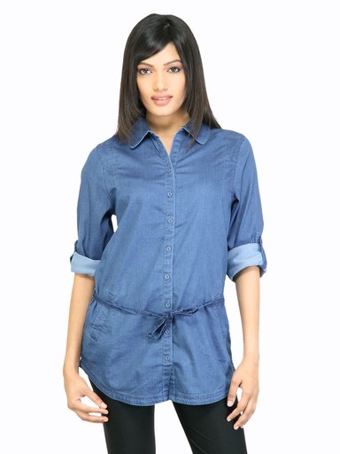 Arrow Woman Kiro Blue Shirt