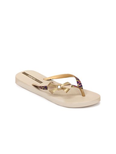 iPanema Women Beige Flip Flops