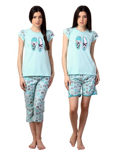 SDL by Sweet Dreams Women Blue Night suits