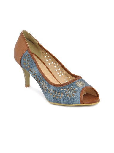 Catwalk Women Peep Toe Blue Peep Toes