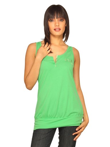Puma Women Island Green Top