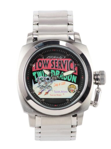 Ed Hardy Men Black Dial Watch