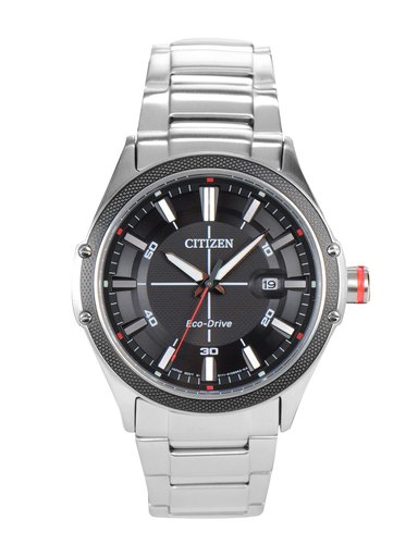 Citizen Men Black Dial Eco-Drive Watch