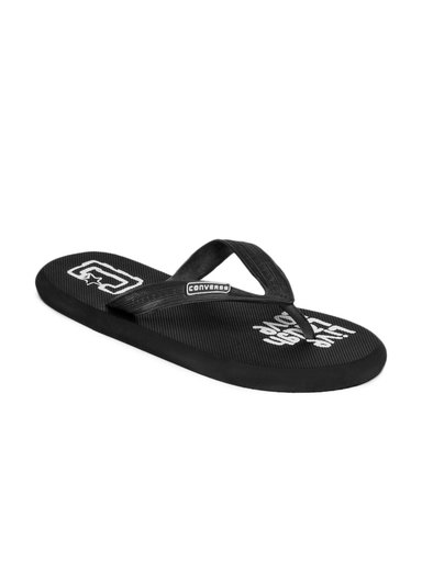 Converse Unisex Black Flip Flops