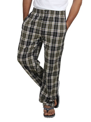 Chromozome Men Assorted Checked Pyjamas S-5264