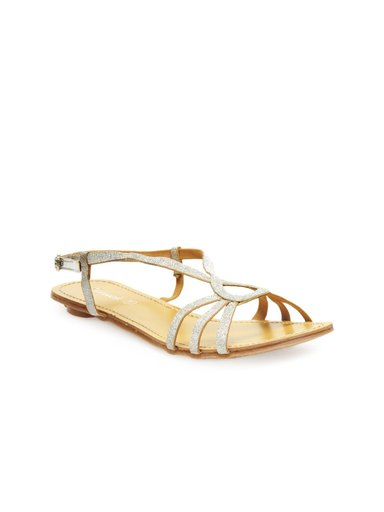 Catwalk Women Silver Toned Flats