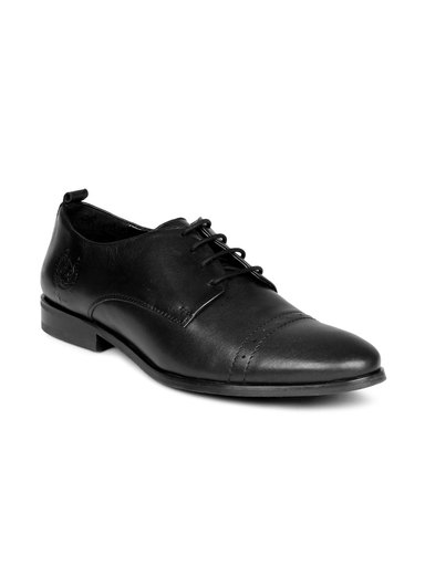 U.S. Polo Assn. Men Black Formal Shoes