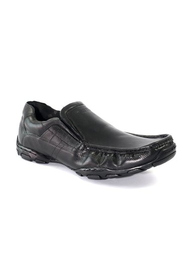 Red Tape Men's Black Slip-On Formal Shoe