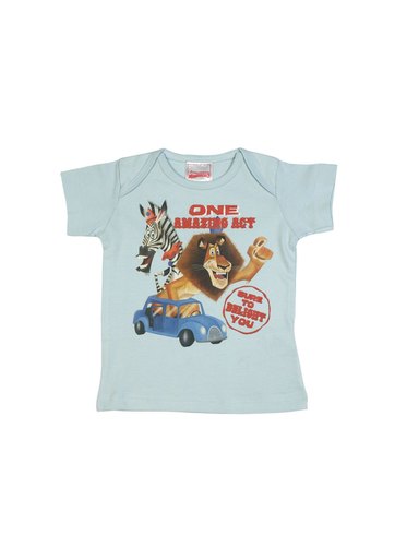 Madagascar3 Infant Boys Light Blue T-Shirt
