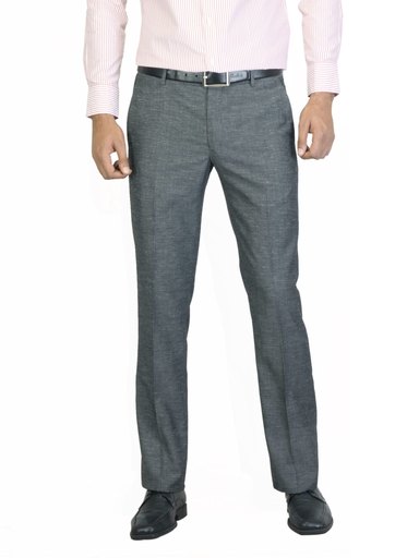 Arrow Men Check Grey Trousers