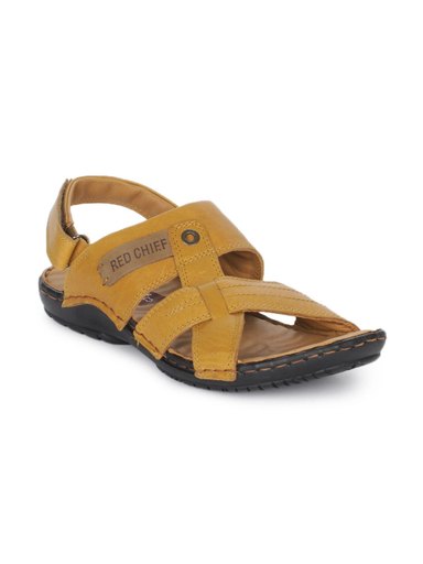 Red Chief Men Tan Sandals