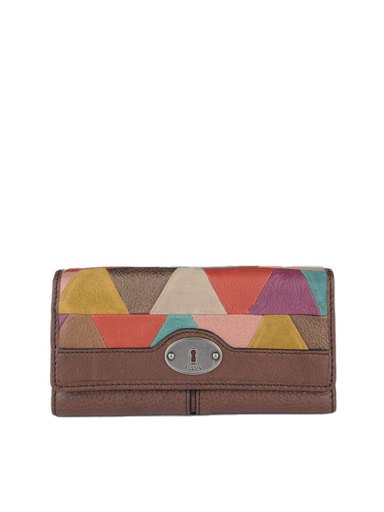 Fossil Women Brown Wallet