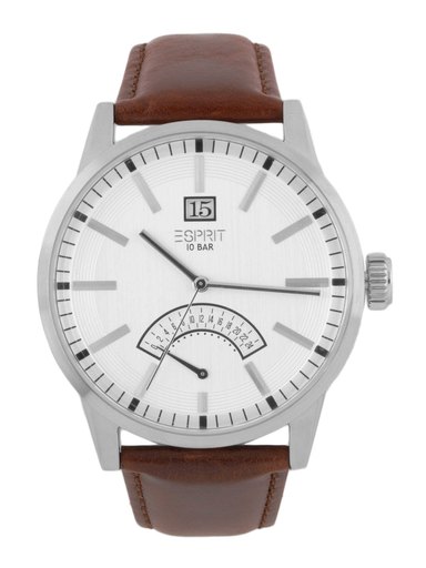 Esprit Men Silver Dial Watch