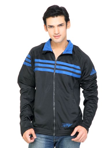 ADIDAS Originals Men Solid Black Jackets