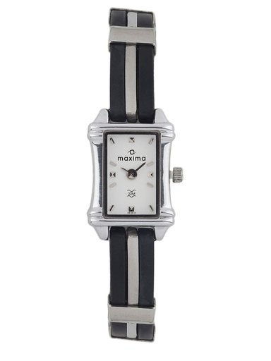 Maxima Women White Dial Watch