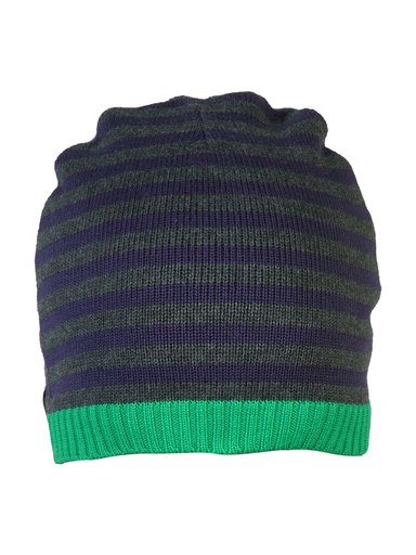 Proline Men Purple & Grey Striped Beanie