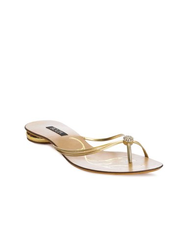 Rocia Women Golden Flats