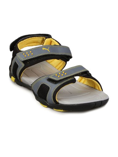 Puma Men Argon Black Yellow Sandal