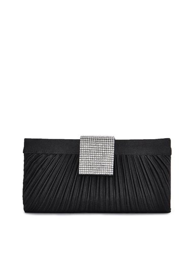Lino Perros Women Crystal Black Clutch