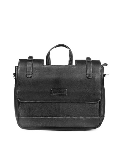 Tortoise Unisex Black Laptop Bag