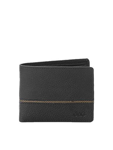 JAG Men Black Leather Wallet