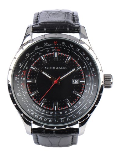 Giordano Men Black Dial Watch