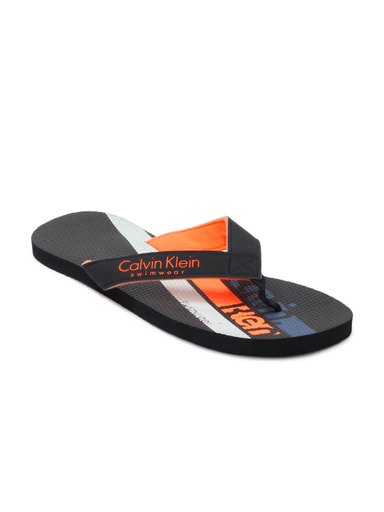 Calvin Klein Men Black Flip Flops