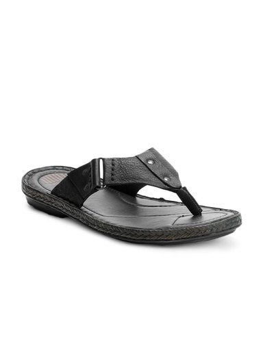 Franco Leone Men Black Sandals