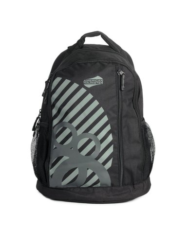 American Tourister Unisex Black Backpack